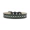 Mirage Pet Products Sprinkles Ice Cream Dog Collar Pearl and Emerald Green Crystals Size 14 - Black